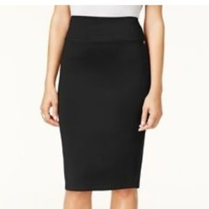 Thalia Sodi Black Scuba Skirt - Size L